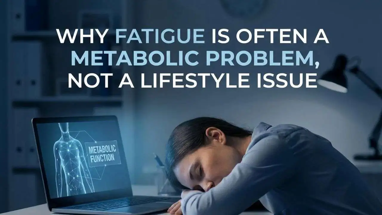 Why Fatigue Is Often a Metabolic Problem, Not a Lifestyle Issue